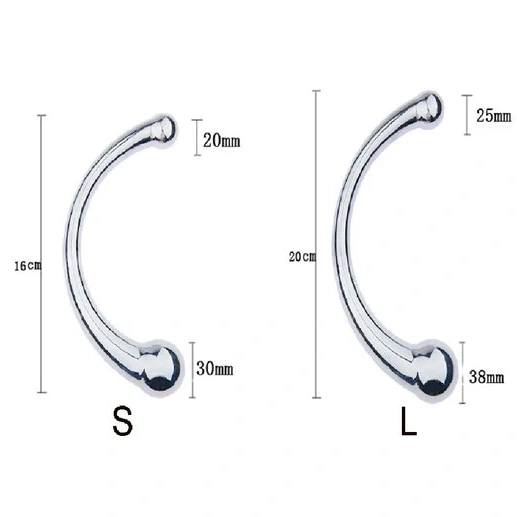 Steel Anal Elegant Double Stainless Hook 5858 Ended 0125
